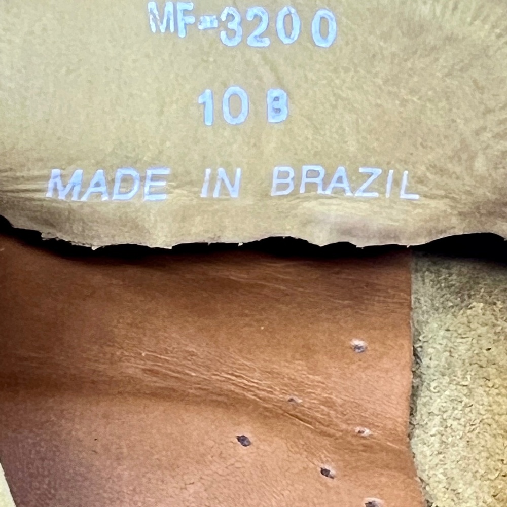 Mercanti Fiorentini women's Gold Leather Moc Driving Loafers size 10B - Picture 10 of 10